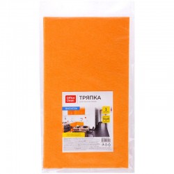 Тряпка для пола 50*60см вискоза оранжевая OFFICECLEAN